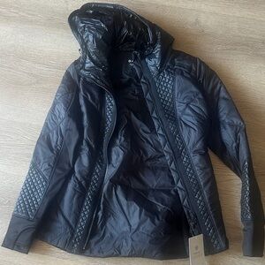 Athleta Black Quilted Rock Ridge Primaloft Jacket NWT